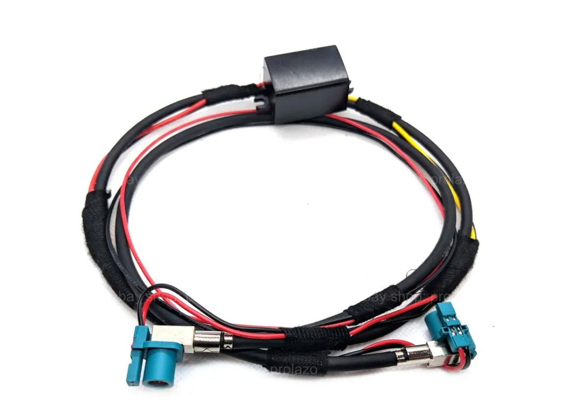 Retrofit CID cable for BMW EVO unit to NBT monitor with voltage converter