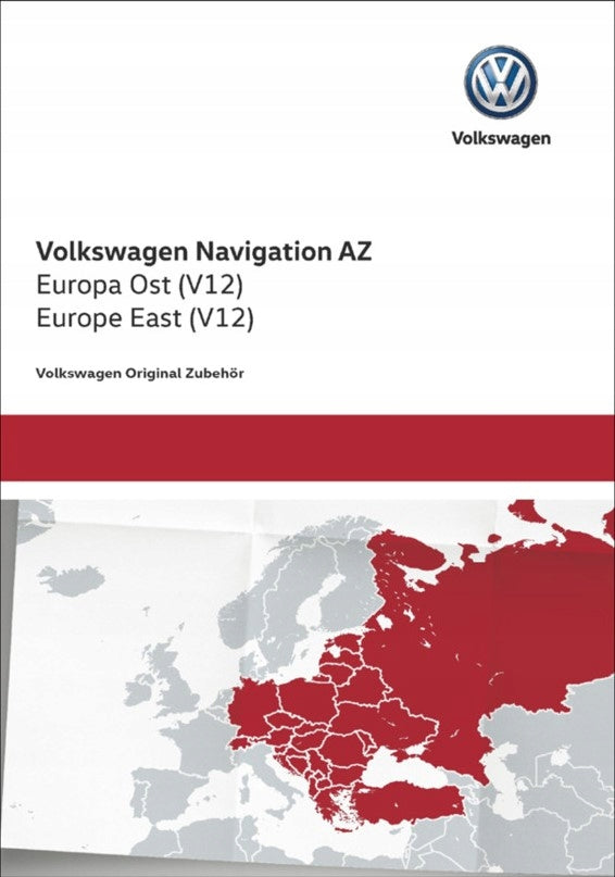 Volkswagen RNS 315 navigation V12 East maps update sd card AUTONAVI