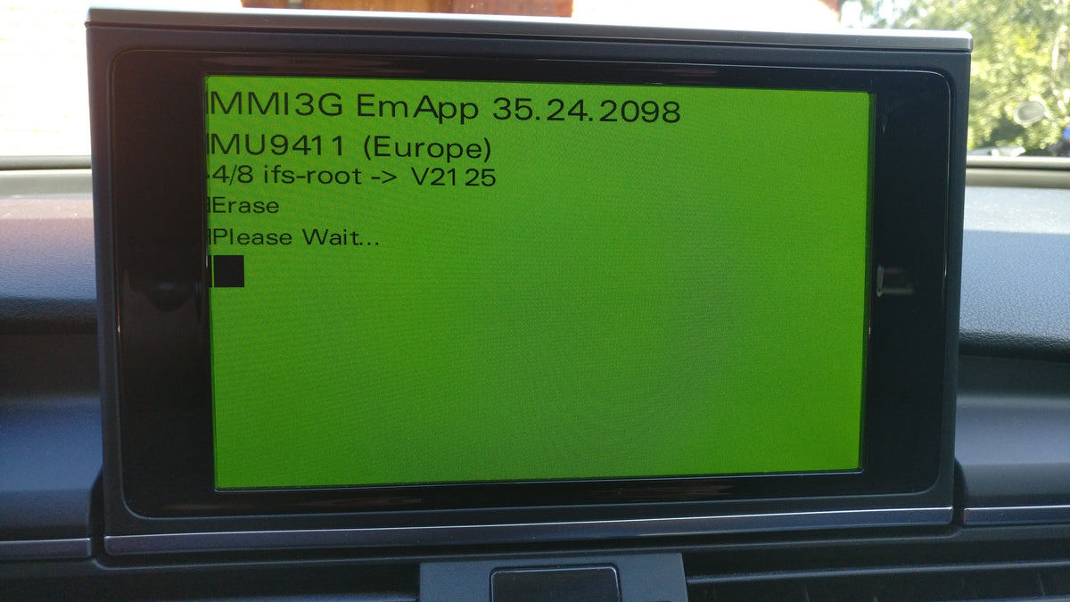 Servicio de reparación Audi MMI 3G 3G+ 2010-2016 con actualización de software y mapas OEM