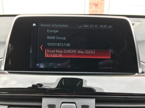 Actualización del mapa BMW Europe Way 2023-2