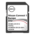 NISSAN CONNECT 1 SD CARD GPS UK + EUROPE V12 2023 JUKE MICRA QASHQAI XTRAIL NOTE